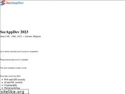 Sites similar to secappdev.org