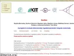 Sites similar to secdec.hepforge.org
