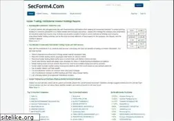 Sites similar to secform4.com