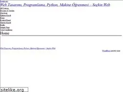 Sites similar to seckinweb.com