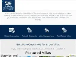 Sites similar to secludedbalivillas.com