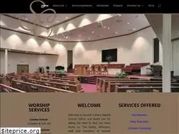 Sites similar to secondcalvarybaptist.org