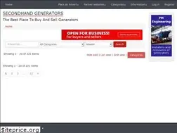 Sites similar to secondhand-generators.co.uk