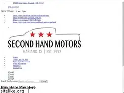 Sites similar to secondhandmotors.net