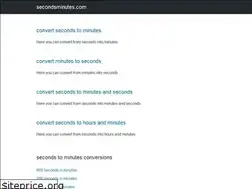 Sites similar to secondsminutes.com