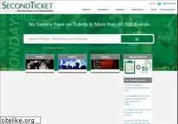 Sites similar to secondticket.com