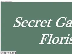 Sites similar to secret-garden-florist.com