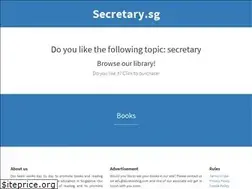 Sites similar to secretary.sg