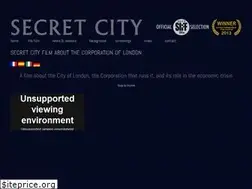 Sites similar to secretcity-thefilm.com