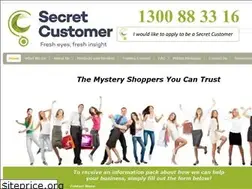 Sites similar to secretcustomer.com.au