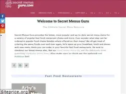 Sites similar to secretmenusguru.com