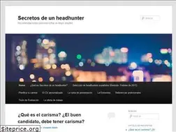 Sites similar to secretosdeunheadhunter.com