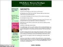 Sites similar to secrets.hidden-knowledge.com