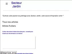 Sites similar to secteur-jardin.com