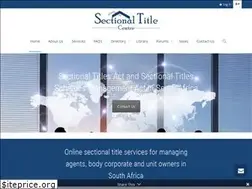 Sites similar to sectionaltitlecentre.co.za