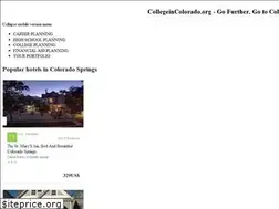 Sites similar to secure.collegeincolorado.org