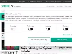 Sites similar to securelist.com