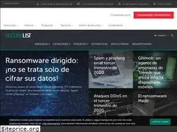 Sites similar to securelist.lat
