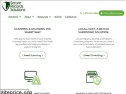 Sites similar to securerecordssolutions.com