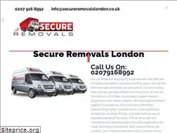 Sites similar to secureremovalslondon.co.uk