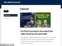 Sites similar to secureupload.eu