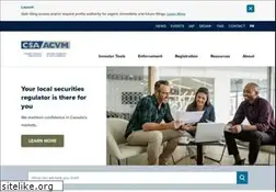 Sites similar to securities-administrators.ca