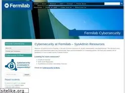 Sites similar to security.fnal.gov