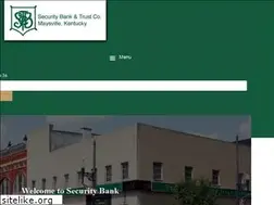 Sites similar to securitybankandtrustmaysvilleky.com