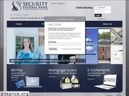 Sites similar to securityfederalonline.com