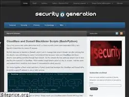 Sites similar to securitygeneration.com