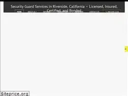 Sites similar to securityguardsriverside.com