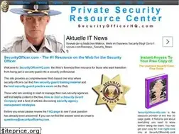 Sites similar to securityofficerhq.com