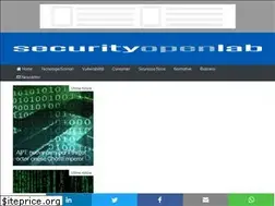 Sites similar to securityopenlab.it