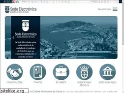 Sites similar to sede.ceuta.es