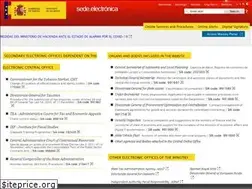 Sites similar to sedeminhap.gob.es