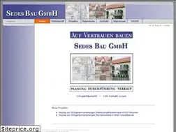 Sites similar to sedes-bau.de