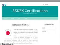 Sites similar to sedexcertifications.com