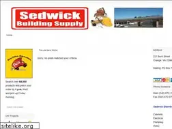 Sites similar to sedwicksupply.net