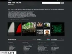 Sites similar to see-this-sound.at
