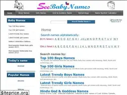 Sites similar to seebabynames.com
