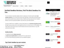 Sites similar to seedboxreviews.com