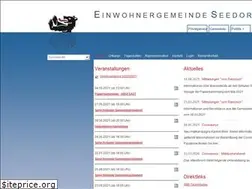 Sites similar to seedorf.ch