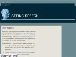 Sites similar to seeingspeech.ac.uk