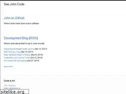 Sites similar to seejohncode.com