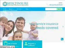 Sites similar to seek2insure.com