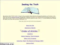 Sites similar to seekingthetruth.com