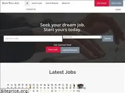 Sites similar to seekyourjob.com