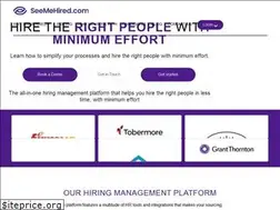 Sites similar to seemehired.com
