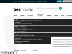 Sites similar to seetickets.co.uk