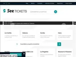 Sites similar to seetickets.es